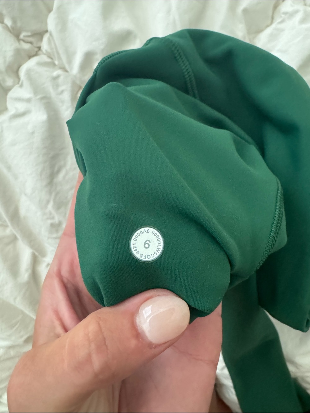 lululemon athletica Forest Green Leggings with Side Pocket - Picture 6 of 6